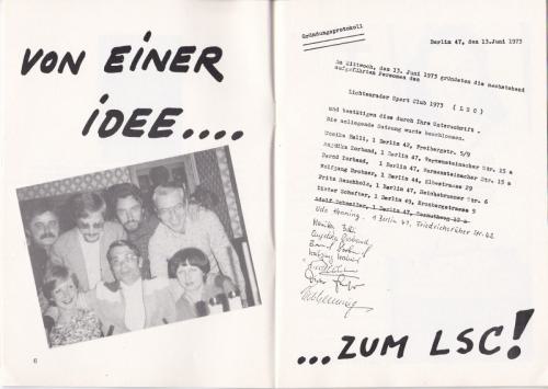 2023: Rückblick 50 Jahre LSC